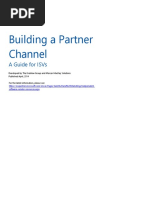 Building A Partner Channel: A Guide For Isvs