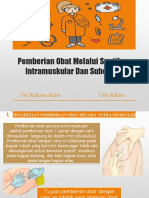 Pemberian Obat Melalui Suntikan Intramuskular Dan Subcutan