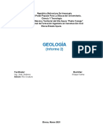 Informe 2 GEOLOGIA