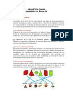 Geometría Plana Segmentos y Ángulos Investigacion