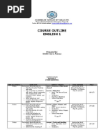 Course Outline English 1: A S T I