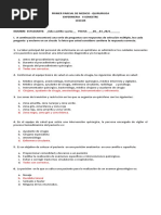 Examen 1 Medico - Quirurgica