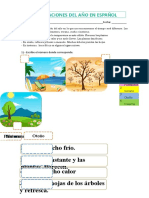 Las Estaciones Del Año Adaptada