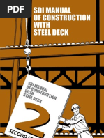 SDI Steel Deck ConstructionManual 2006