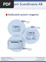 Dedicated System Reagents: Diasystem Scandinavia Ab