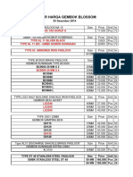 Price List Blossom