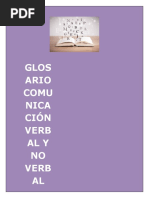 Glosario Comunicacion Verbal y No Verbal