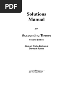 Solutions Manual: Accounting Theory