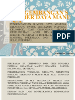 Presentasi Pengembangan SDM