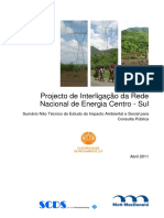 PT-Projecto de Interligacao Da Rede Nacional de Energia Centro-Sul-Electricidade de Mocambique