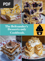 The Beltsanders Desserts Only Cookbook