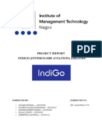 Project Report Indigo (Interglobe Aviation) Airlines