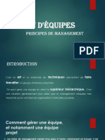 Gestion D'équipes - Principes de Management