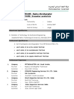 Sivasankar Surakattula CV