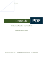 Gratitude Mindfulness Study and Practice Guide