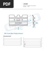 Dimensions (MM) : Product Name Vematrack™ Track Shoe 450Mm Unit Weight 7.49 KG