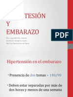 HIPERTESIÓN y EMBARAZO