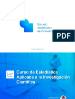 Brochure - Estadística Aplicada A La Investigación Científica