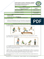 GUIA No 1 EDUCACION FISICA