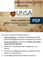 Tema 7 Racionalismo y Empirismo Fenomenalismo