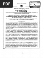 Decreto 1717 de 2010 Por La Cual Se Adopta El Protocolo para La Seguridad, Comodidad y Convivencia en El Futbol y Se Dictan Otras Disposiciones