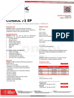 Consol 71 Ep: 2-Part Thixotropic Multipurpose Epoxy Adhesive