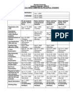 Academic Calendar 2020-2021