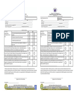 Health Declaration Form