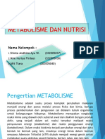 Metabolisme Dan Nutrisi