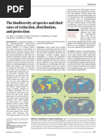 The Biodiversity of Species and Their Rates of Extinction, Distribution, and Protection