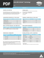 ZINCALUME® G300 Steel With Activate™ Technology: Structural - S Metallic Coated - MC