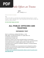 All Public Officers Are Trustees