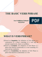 Group 2 - The Basic Verb Phrase