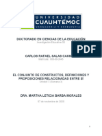 3.2 El Conjunto de Constructos, Definiciones y Proposiciones Relacionadas Entre Sí - SALAS CARLOS