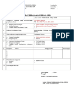 Format SPPD (Dibuat 2 Rangkap)