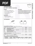 Ffaf60Ua60Dn: 60 A, 600 V, Uitrafast Ii Dual Diode