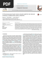 2015 - A 3D Microstructure Based Resistor Network Model For The Electrical Resistivity of Unidirectional Carbon Composites