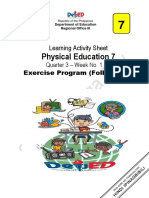 3RD Quarter Grade 7 Pe Learning Activity Sheets Week 1 4 Final