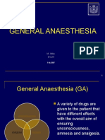 General Anaesthesia Overview