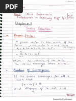 Differential Equations 1 - Handwritten Notes