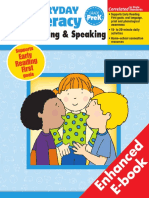 Everyday Literacy Listening and Speaking, Grade PreK