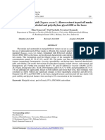 Formulation of Marigold (Tagetes Erecta L.) Flower Extract in Peel-Off Masks Using Polyvinyl Alcohol and Polyethylene Glycol 6000 As The Bases