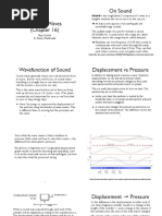 On Sound: Phys130, A04 Dr. Robert Macdonald