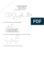 Homework Assignments Chapter-7: Alkenes