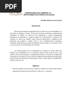 INFORME DE MONTAJES EN FRESCO Gero