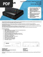 Т2 517 Hd Usb Pvr: High Definition Digital Terrestrial Receiver Free To Air