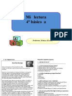 Comprensión Lectora 4° Básico N° 2