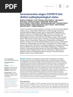 Seroconversion Stages COVID19 Into Distinct Pathophysiological States