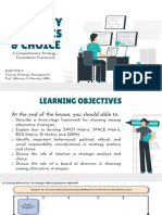 LESSON 08 - Strategy Framework