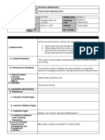 BUSINESS MATH-IDEA EXEMPLAR-DLP - Final